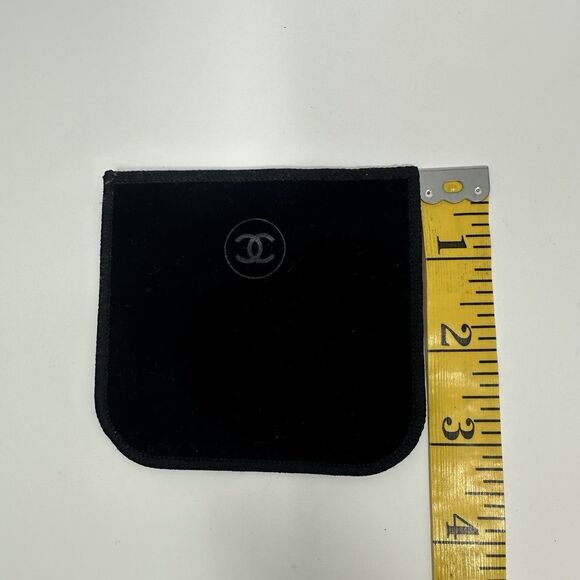Chanel Velvet Pouch Make Up Dust Bag Black - Picture 4 of 5